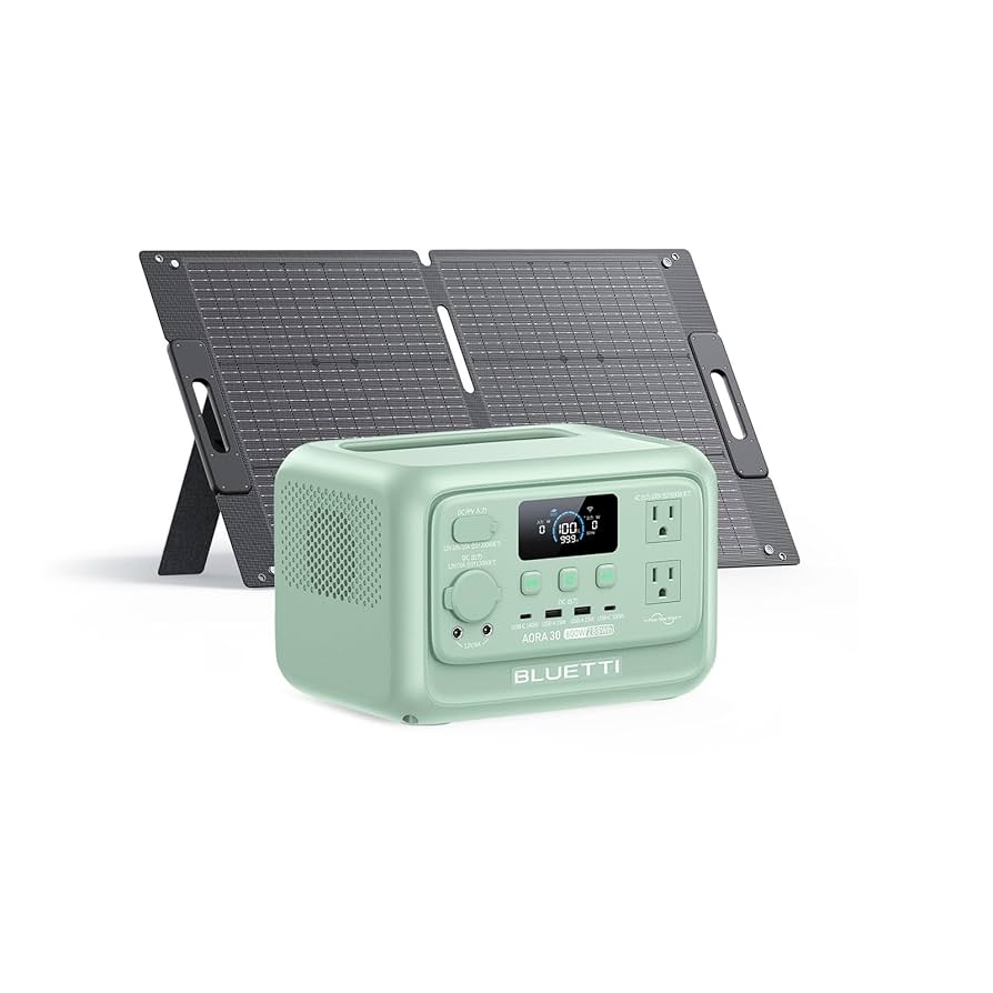 【新品】BLUETTI ポータブル電源 AORA 30V2 ソーラーパネルセット Amazon.co.jp: BLUETTI AORA 30 V2 ポータブル電源 と 100W